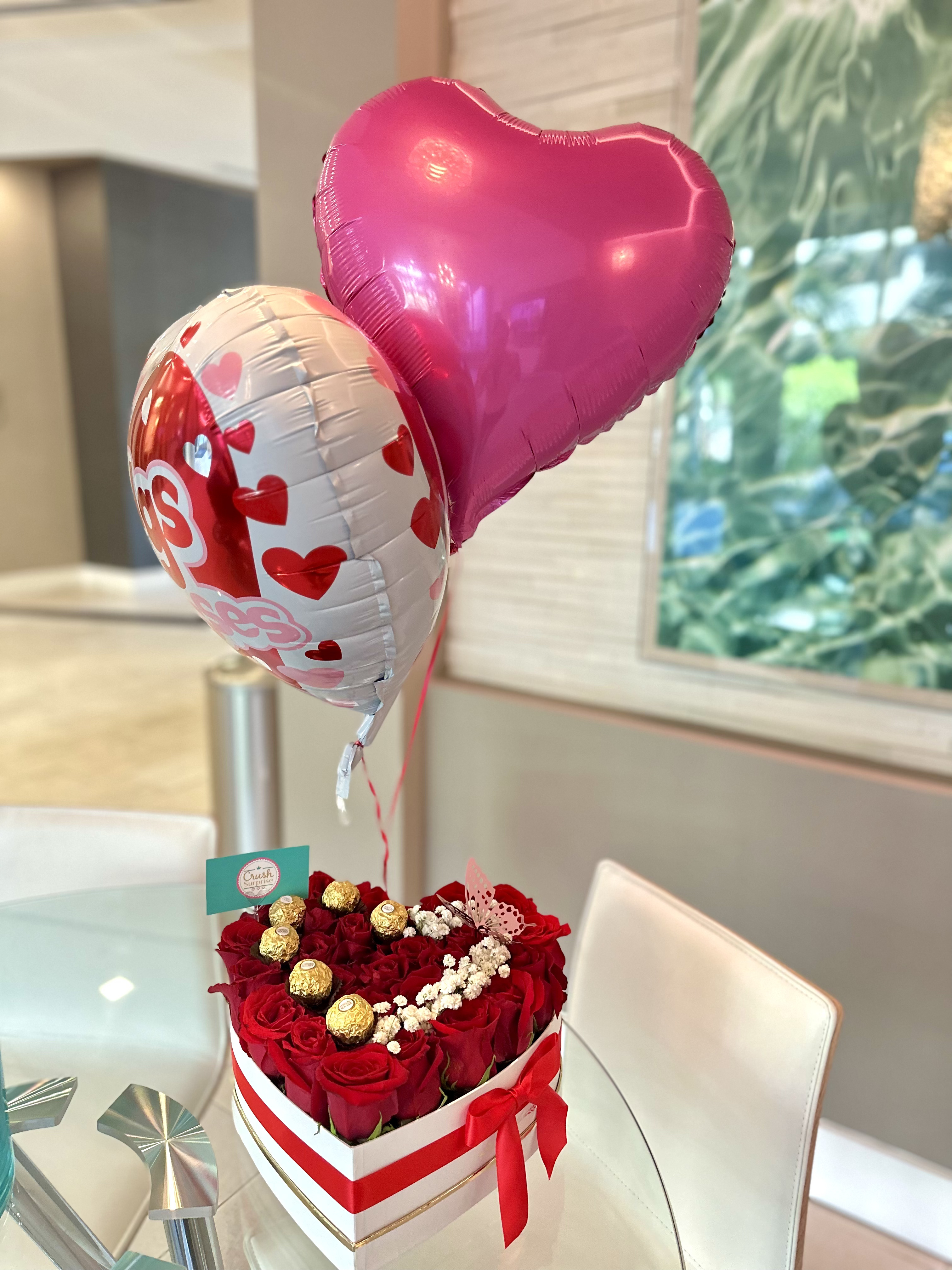 Heart Box + Ballons